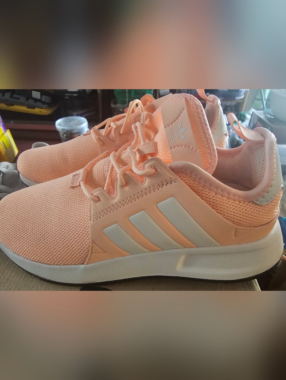 adidas Women’s Peach Pink Athletic Sneakers